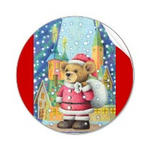 Christmas picture - Father Christmas in Teddy Bear