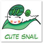 Cartoon character - Cute snail