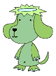 Cute cartoon character - Water imp dog